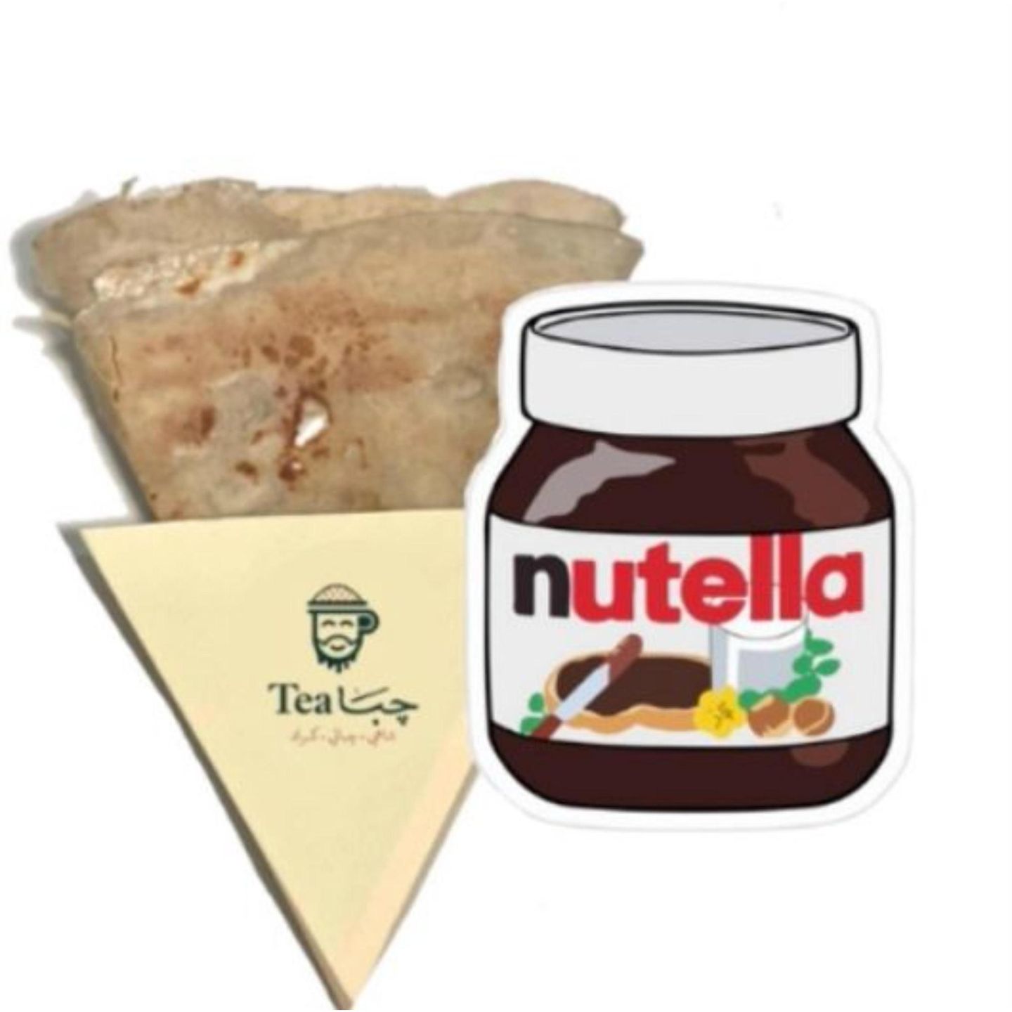 خبز رقاق نوتيلا