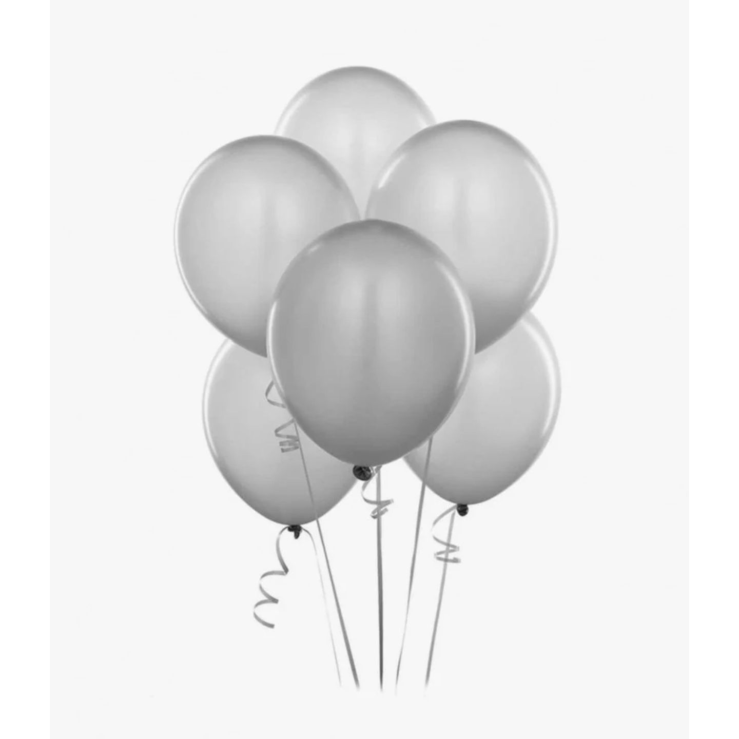 Plain White Latex Balloon