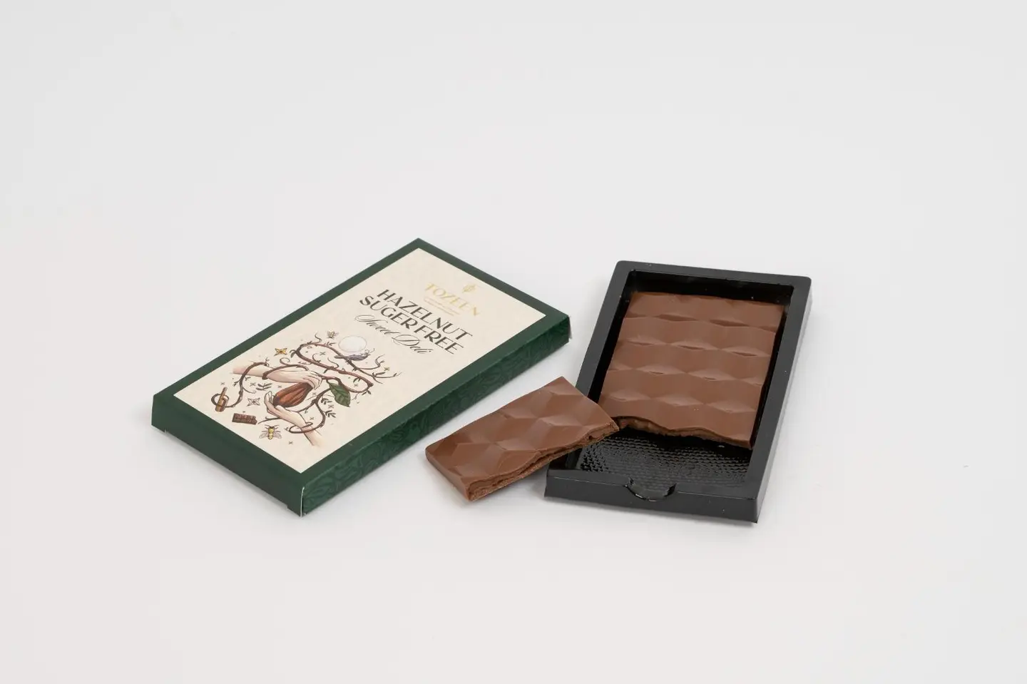 Hazelnut Chocolate Bar Free Sugar