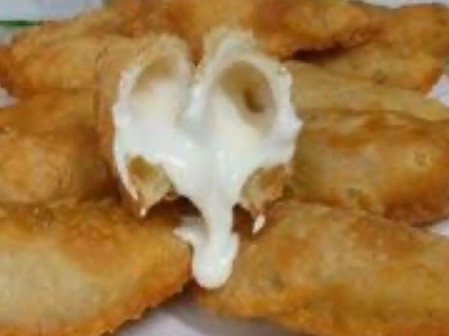 Small Cheese Puff Pastry Samosa