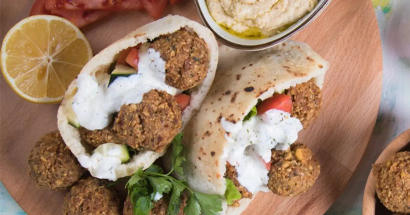 Falafel Sandwich With Cheese