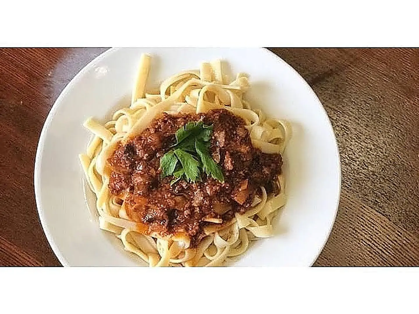 Minced Beef Fettuccine