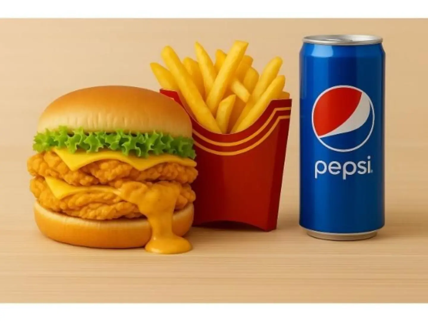 وجبة برجر كرسبي تشكين دبل كلاسيك