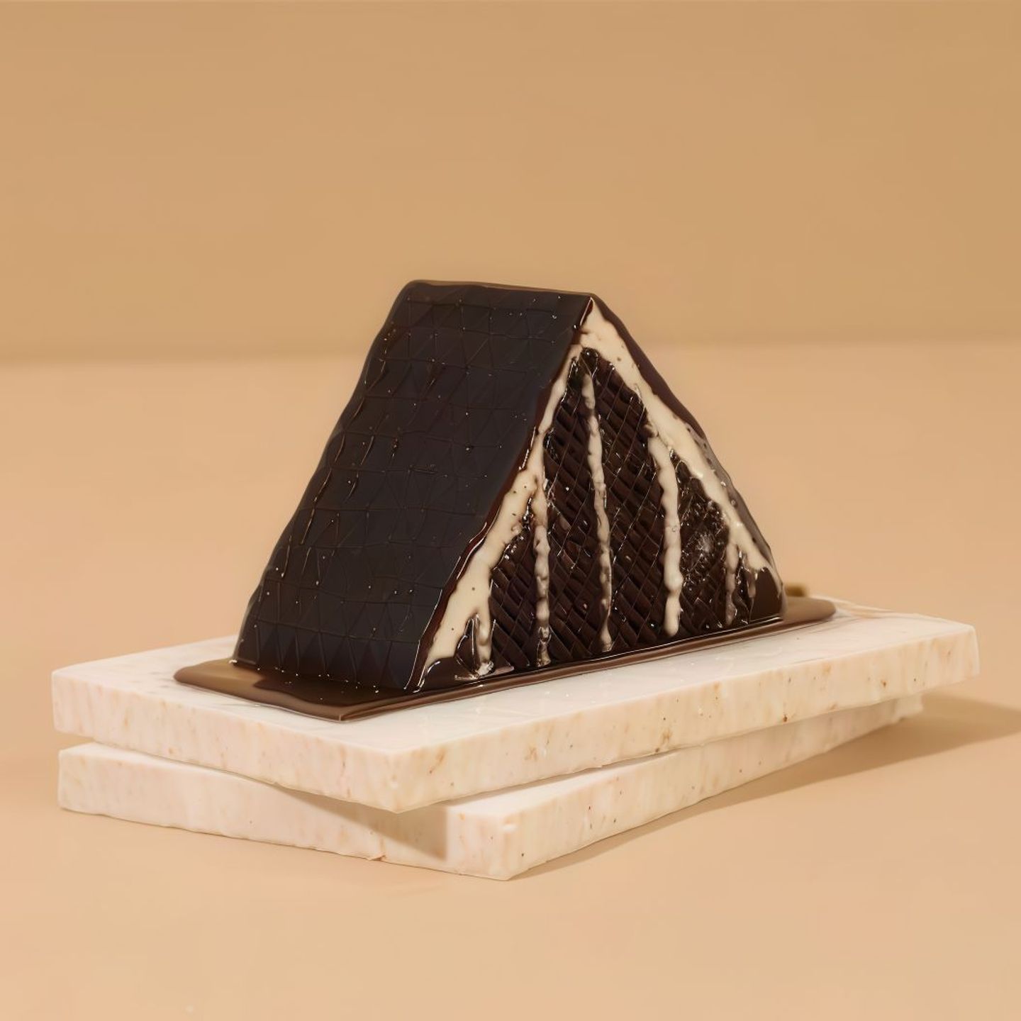 Slice Choclate Vanila Pyramid