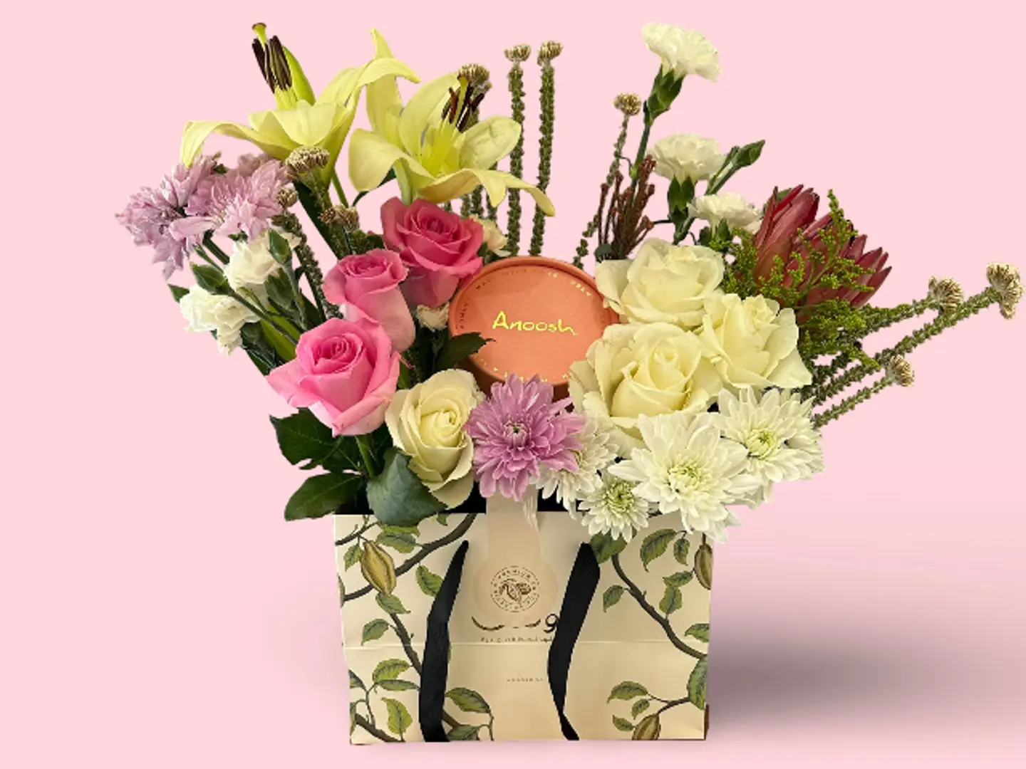Anoosh With Flowers