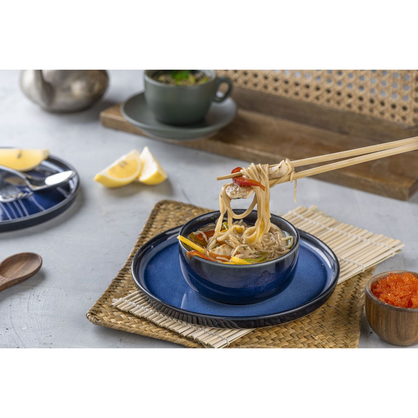 Shrimp Noodles Soup