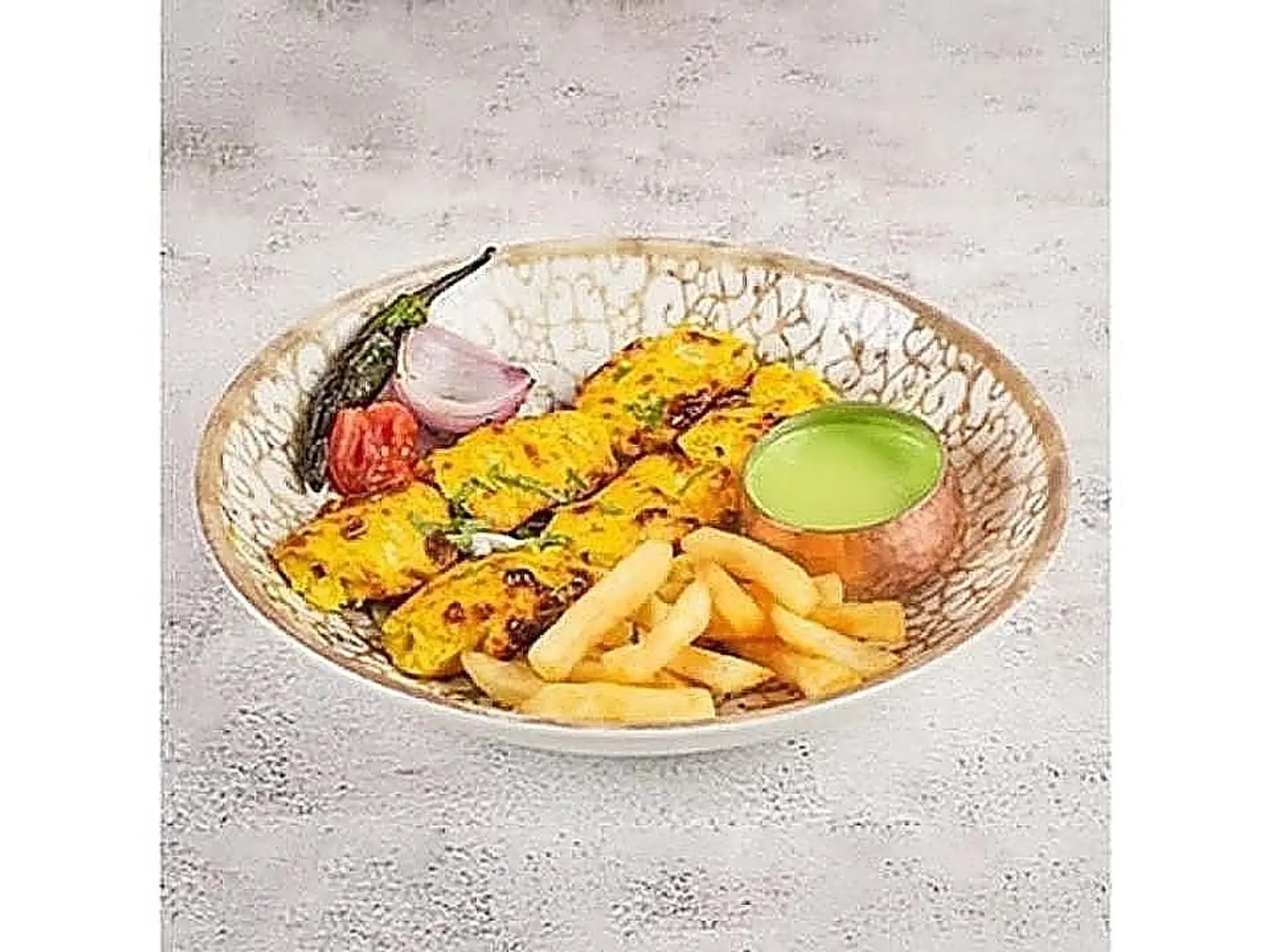 دجاج تكا الزعفران