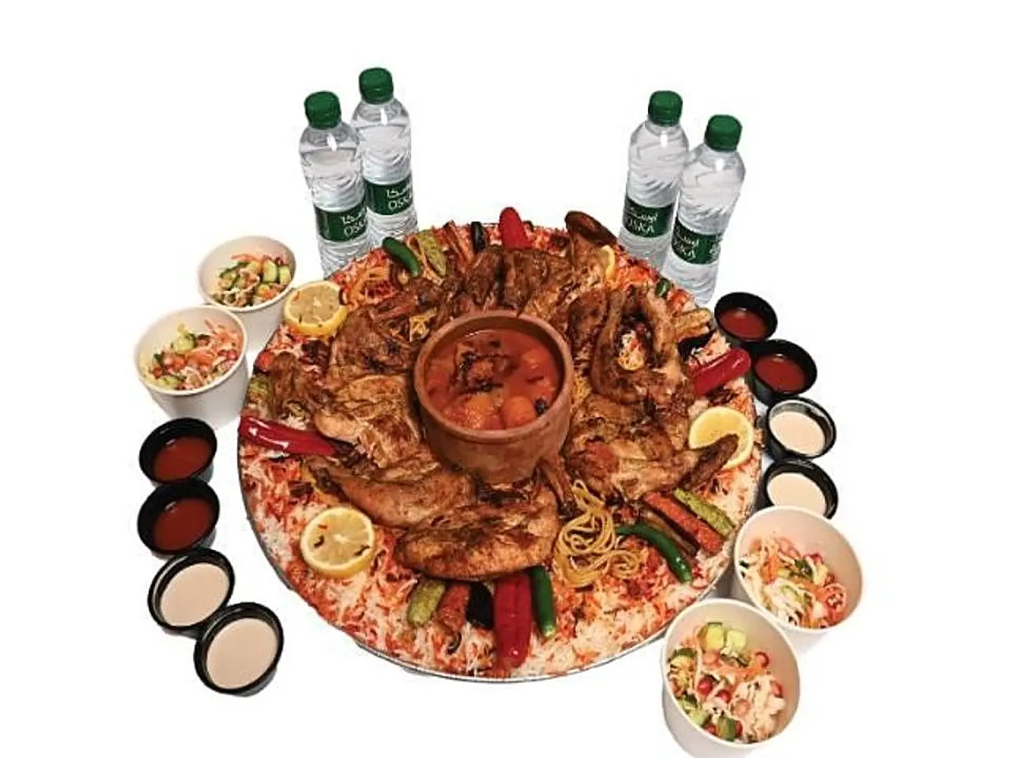 سفرة حبتين دجاج مظبي