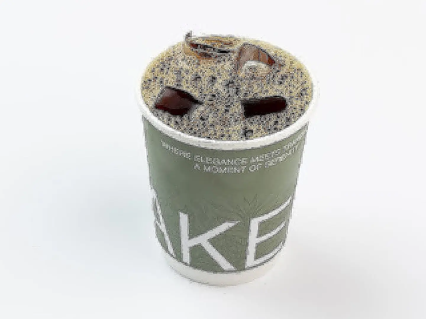 قهوة اليوم بارد كبير