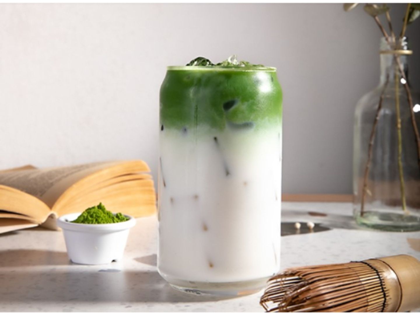 Ice Spanish Matcha Latte