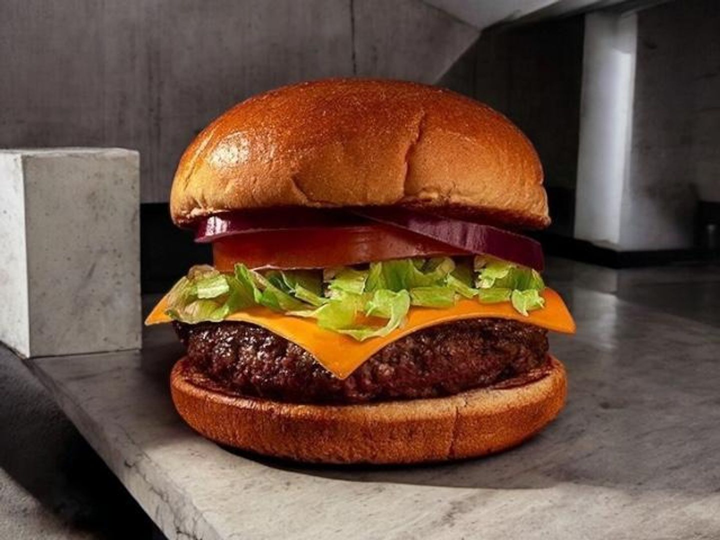 Grilled Beef Burger Kid Meal