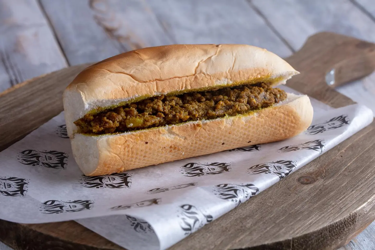 Minced Lamb Sandwich