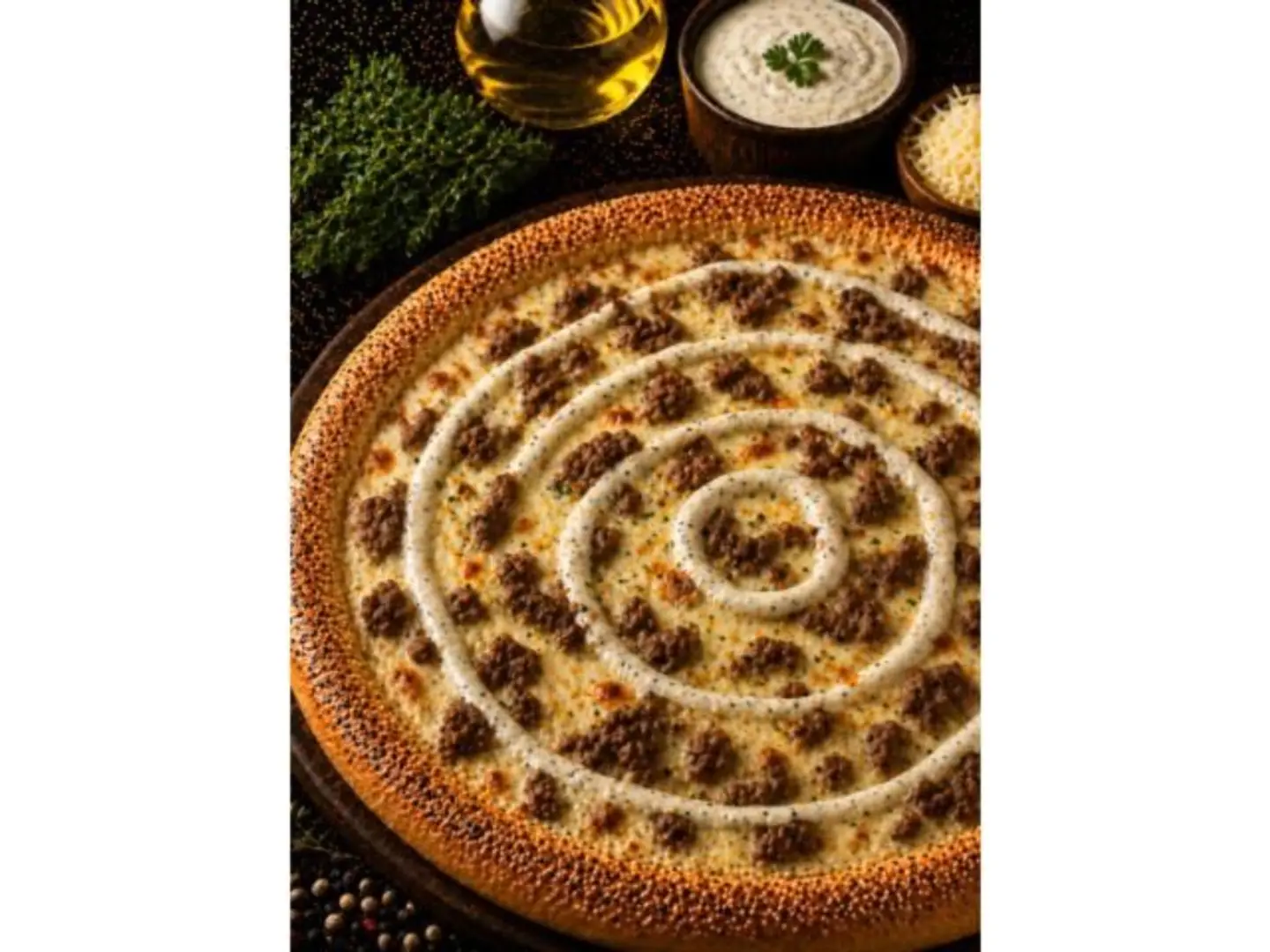 Beef Ranch Pizza