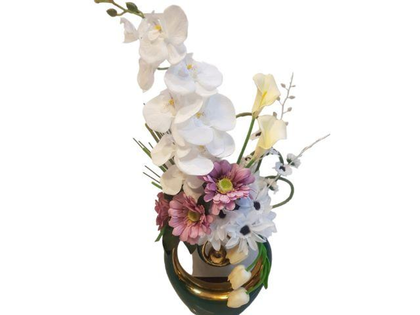 فازه مع ورد صناعي 132