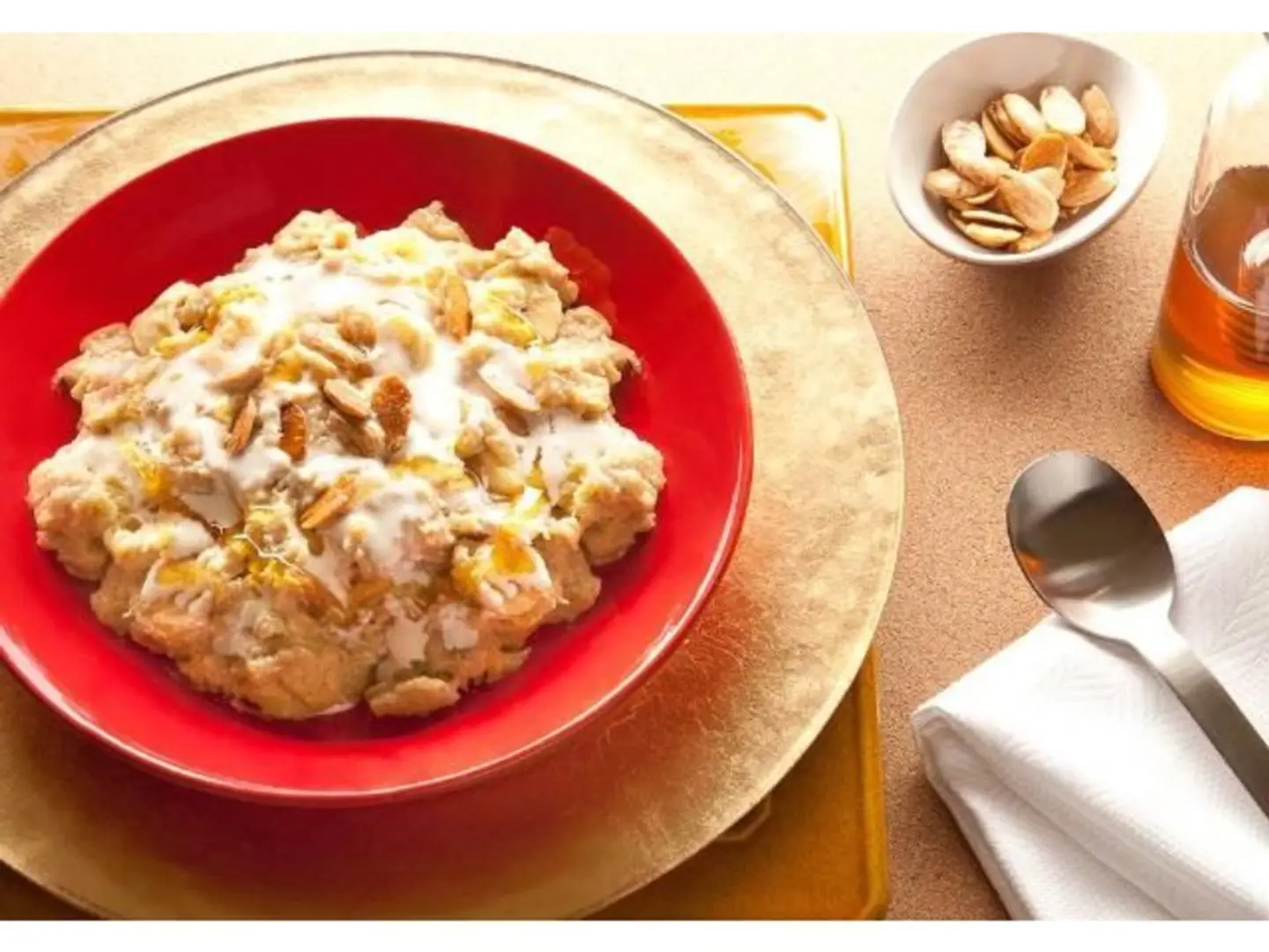 Cream Masoub With Honey And Milk