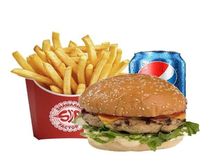 وجبة برجر دجاج