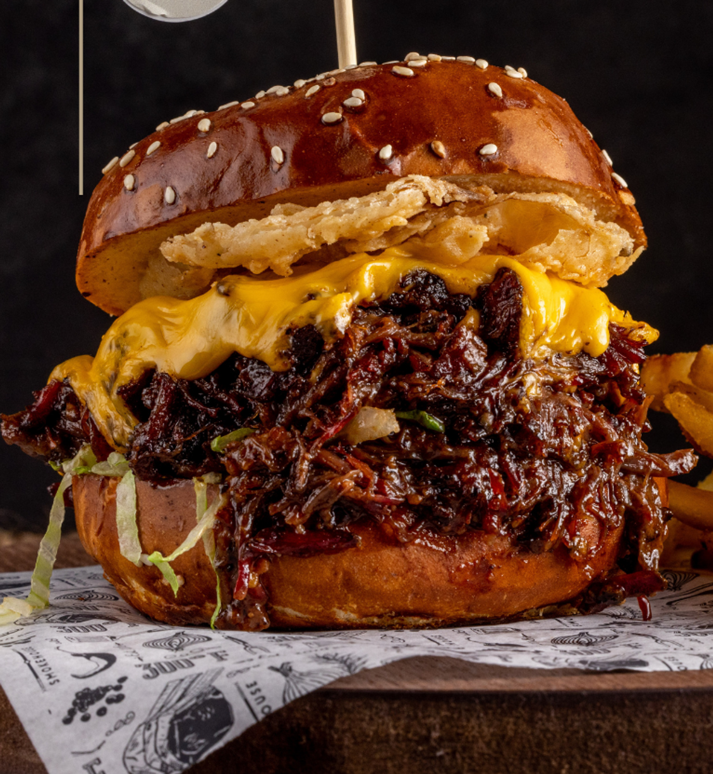 Pulled Ribs Burger