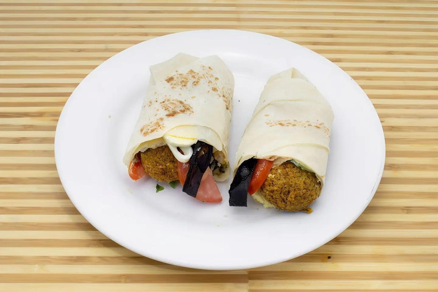 Falafel Sandwich With Egg