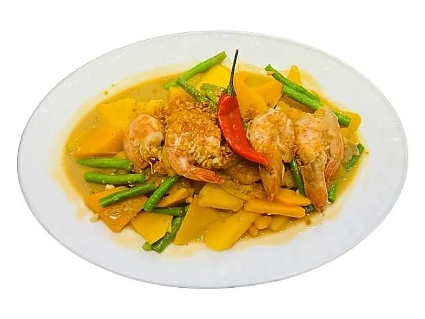 Ginataang Kalabasa W/ Hipon