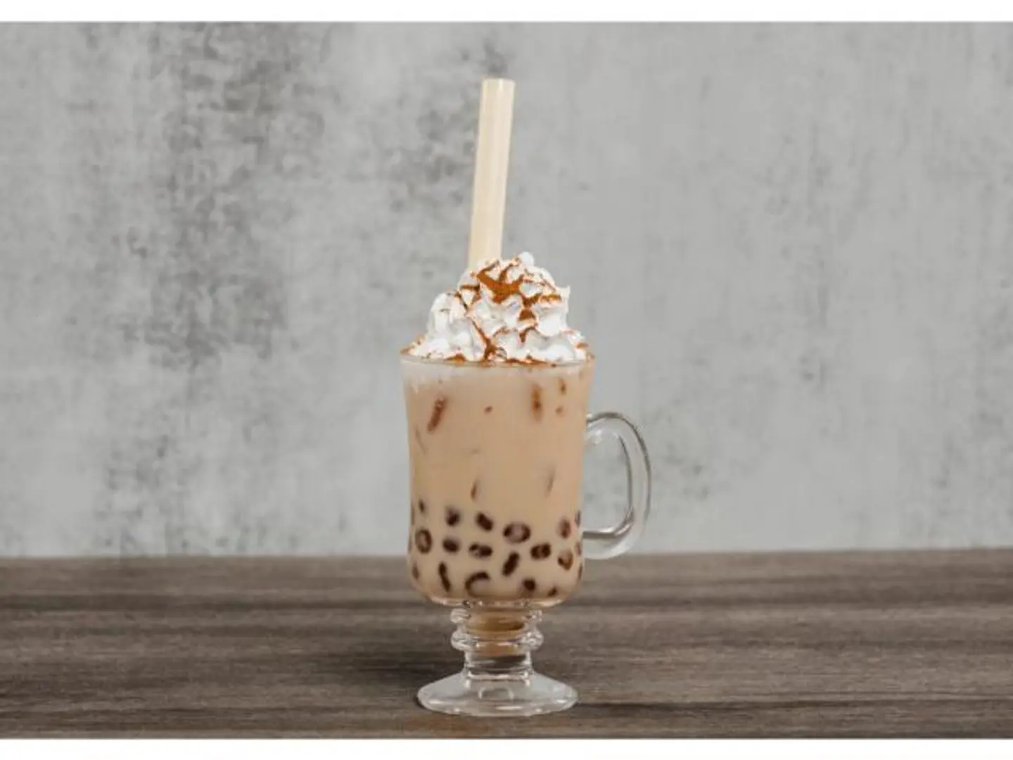 Chocolate Cream With Boba