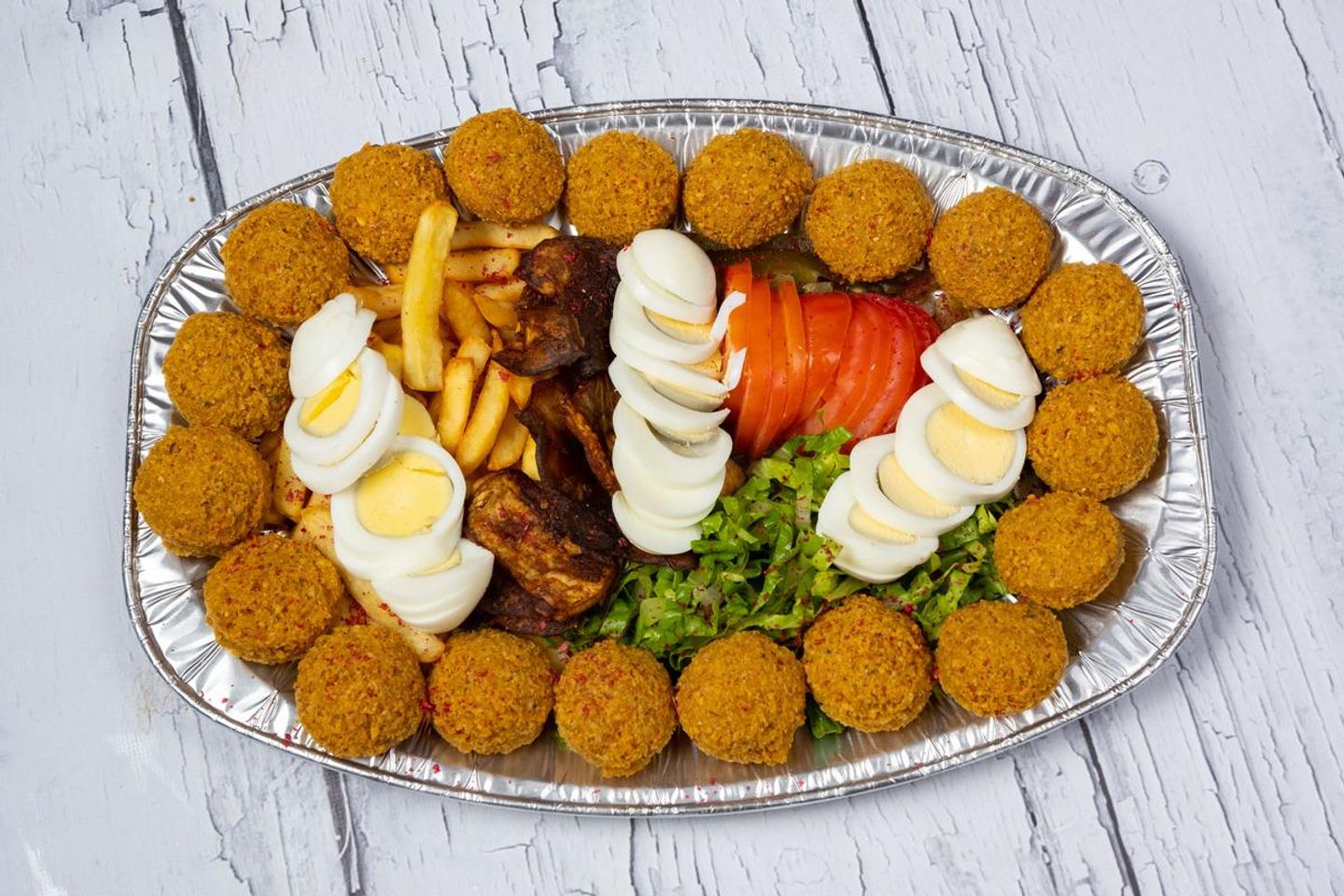 صحن فلافل أربع أشخاص