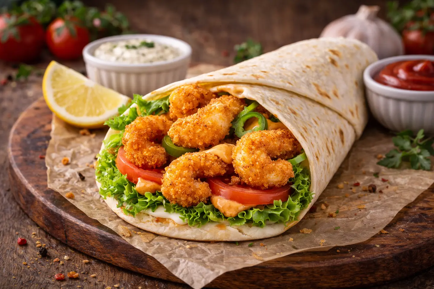 Shrimp Tortilla