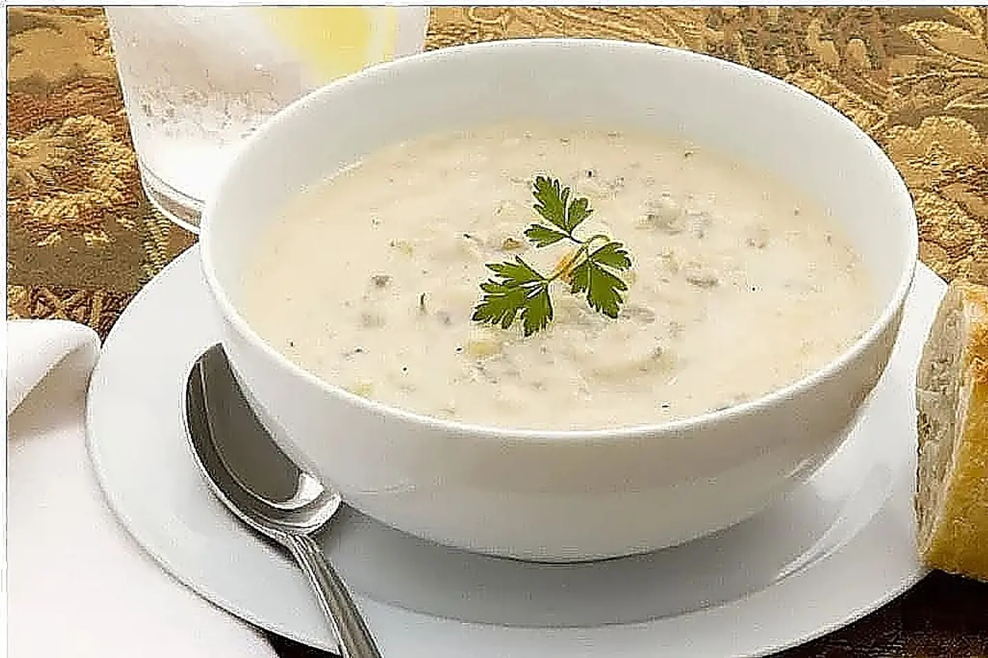 شوربة دجاج بالكريما