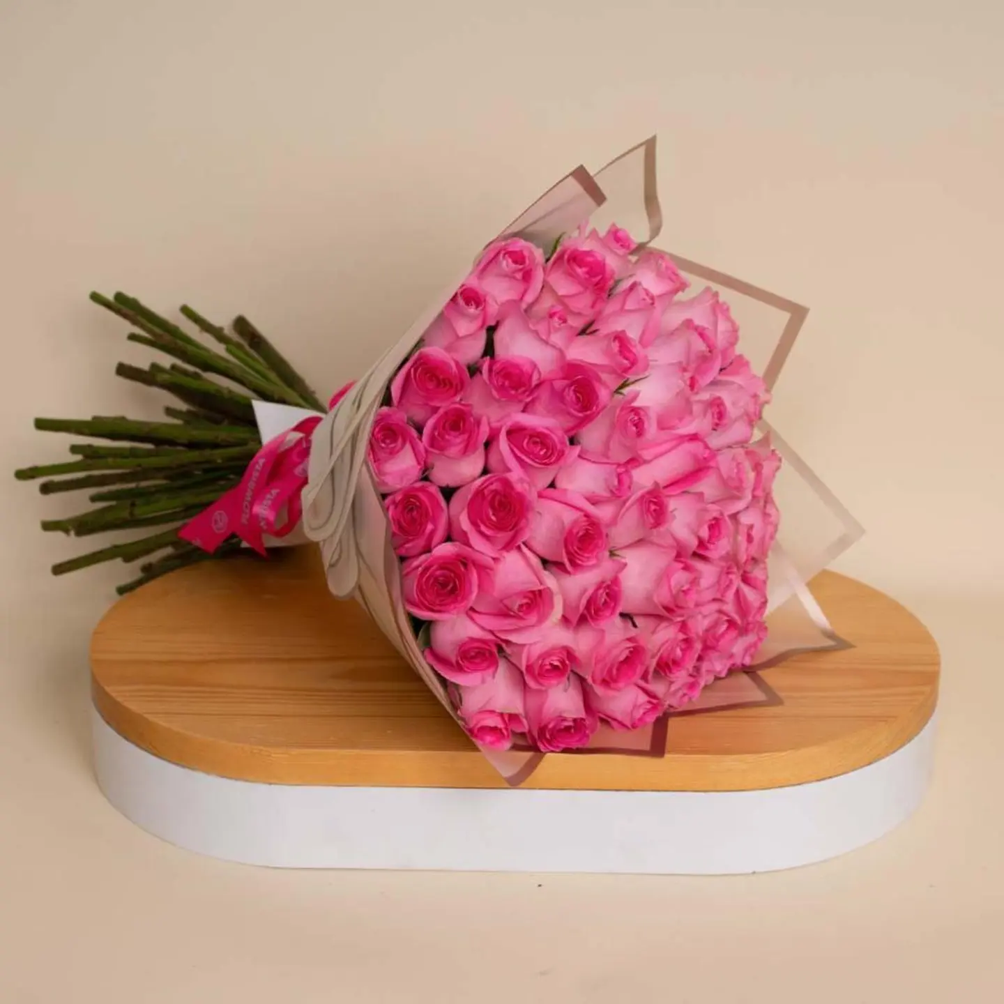 باقة ورد بينك