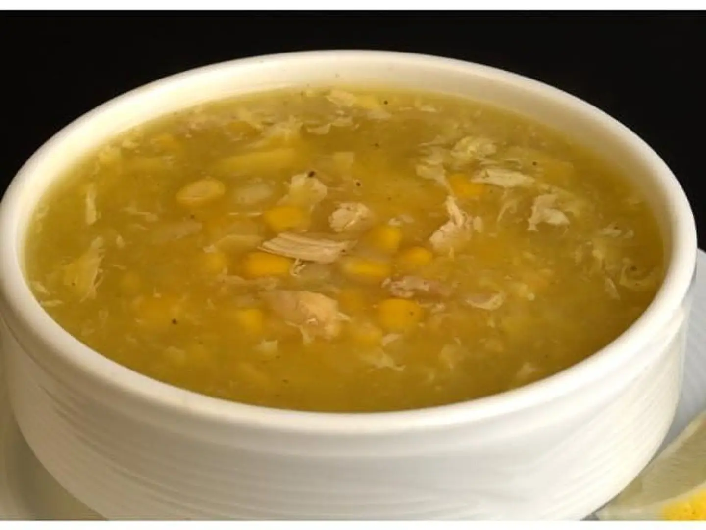 شوربة دجاج بالذره