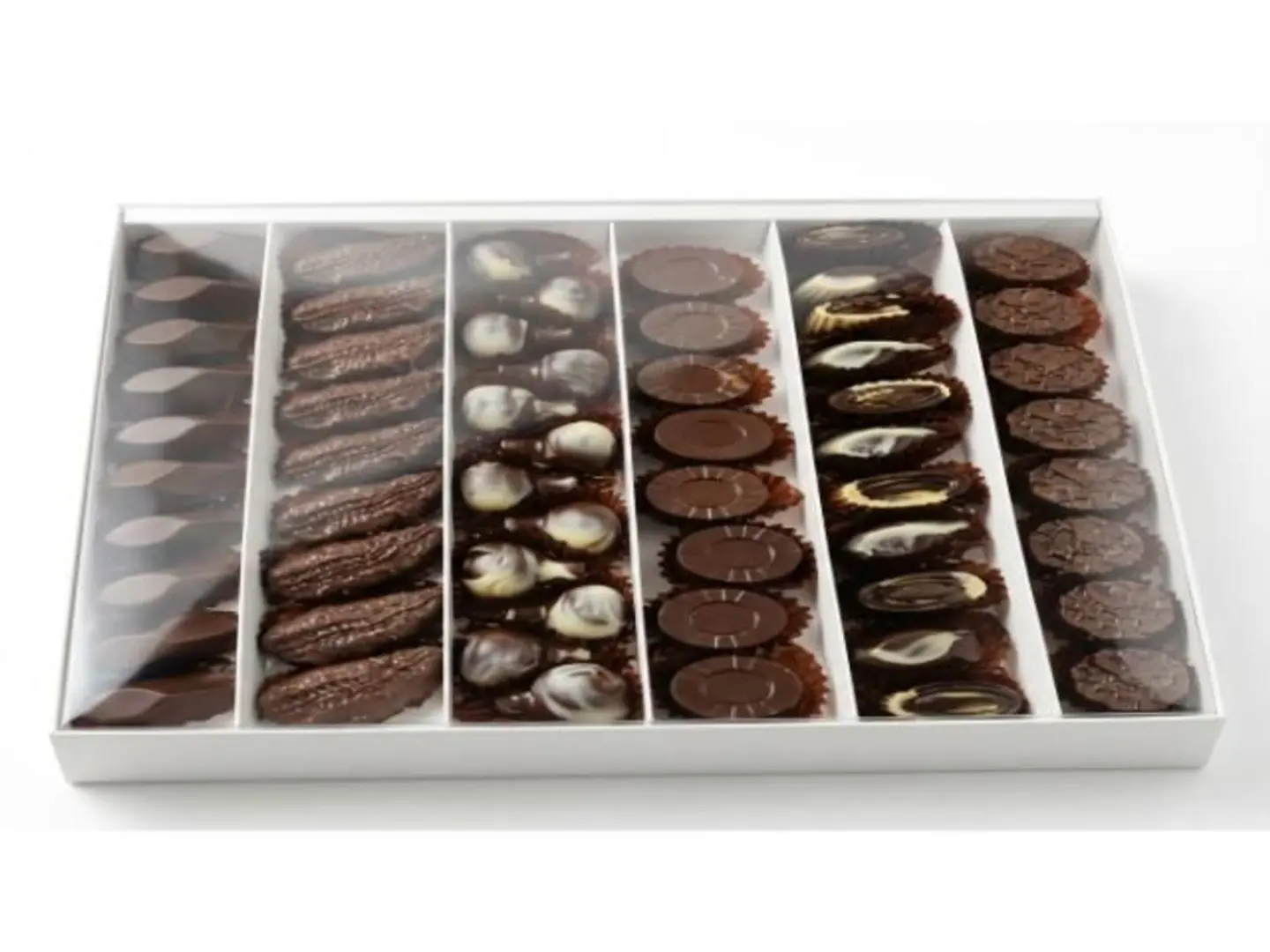 Large Open Chocolate Boxes