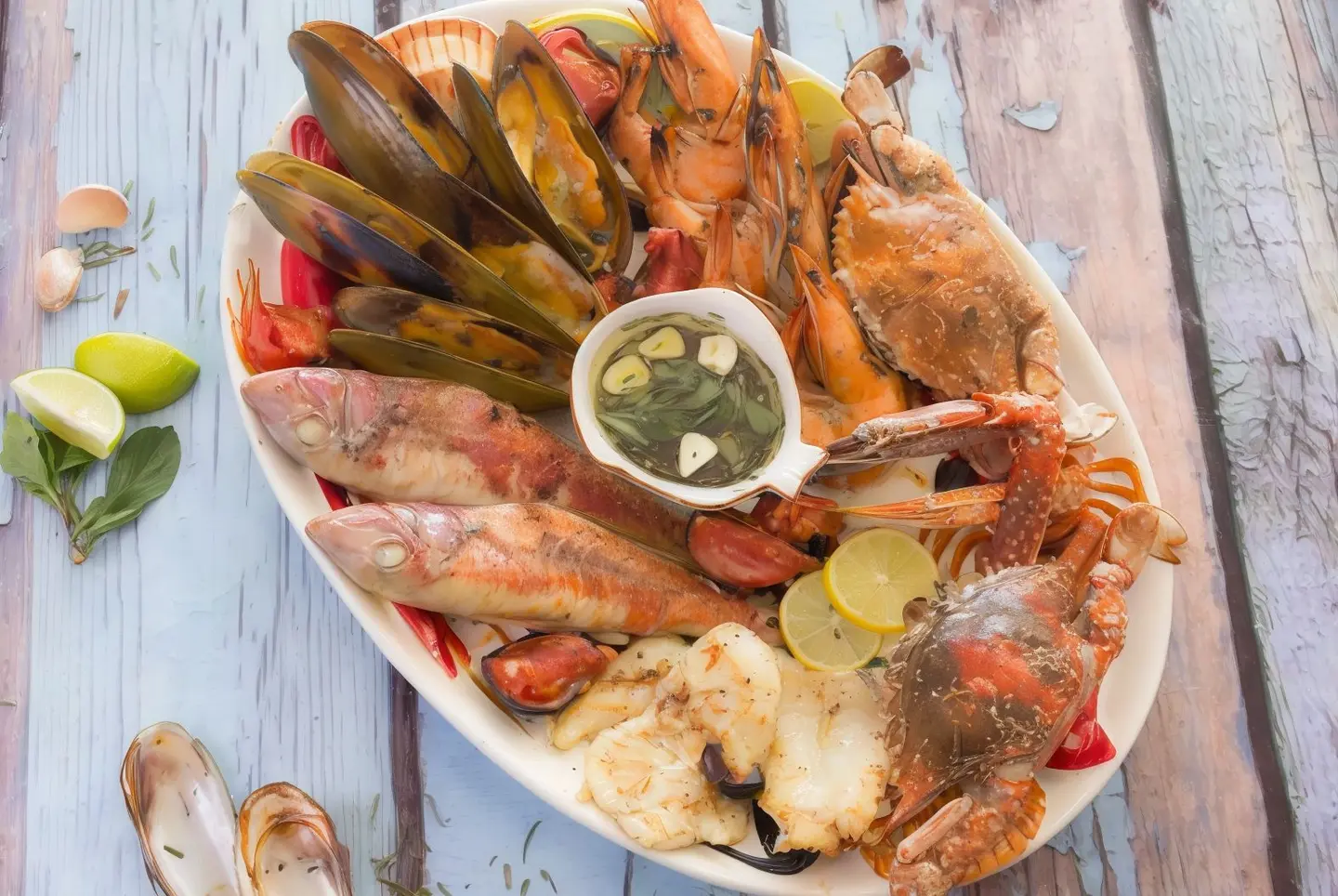 وجبة مكس سي فود