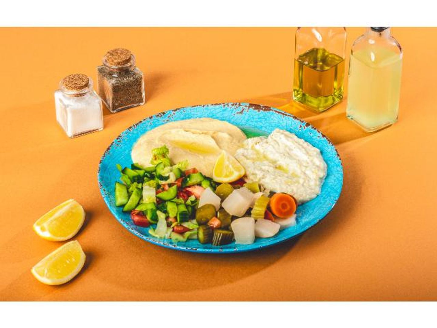 Bean Salad With Hummus