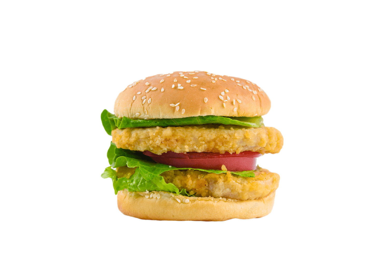 Double Chicken Burger Meal