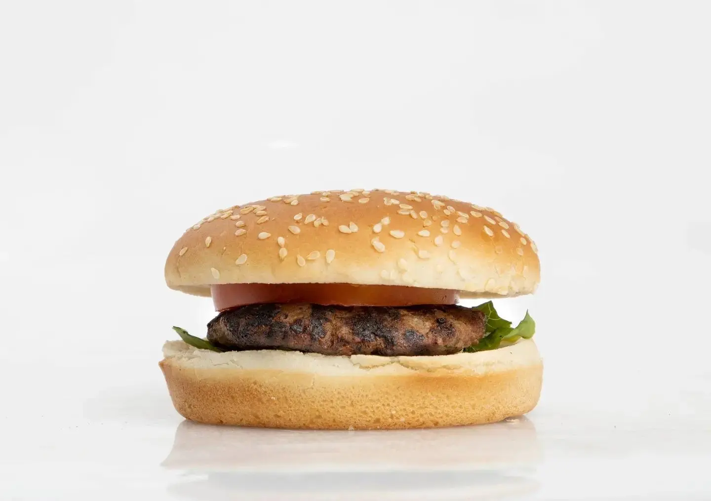 Fried Beef Burger Sandwich