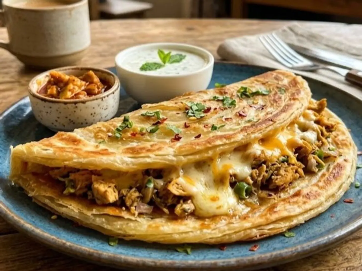 فطيرة دجاج بالجبن