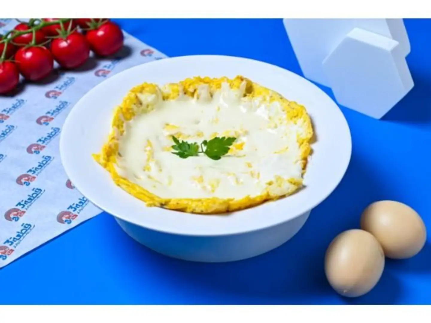 صحن بيض بالجبن