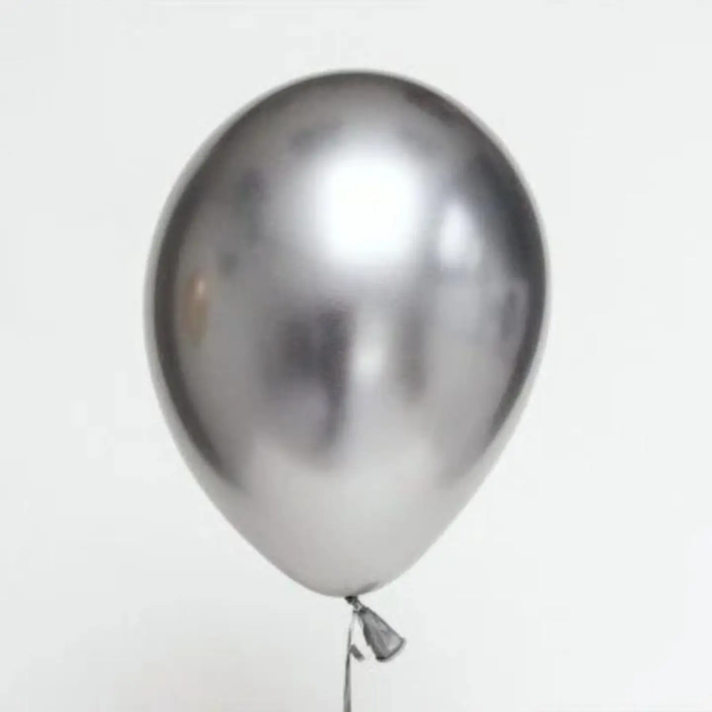 Silver Helium Balloon