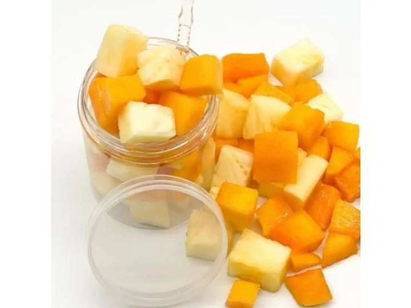 Peach Pineapple Pieces