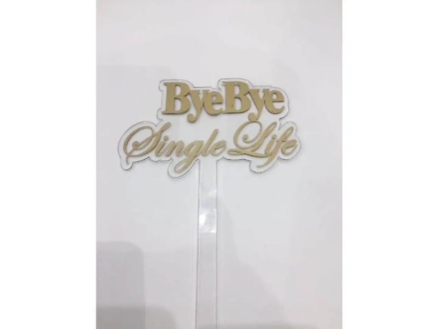 Bye Bye Single Topper