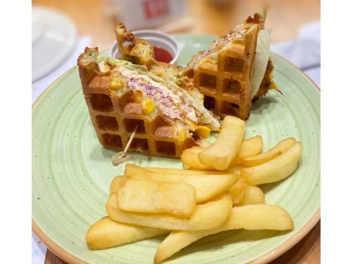 Positive Chicken Waffle