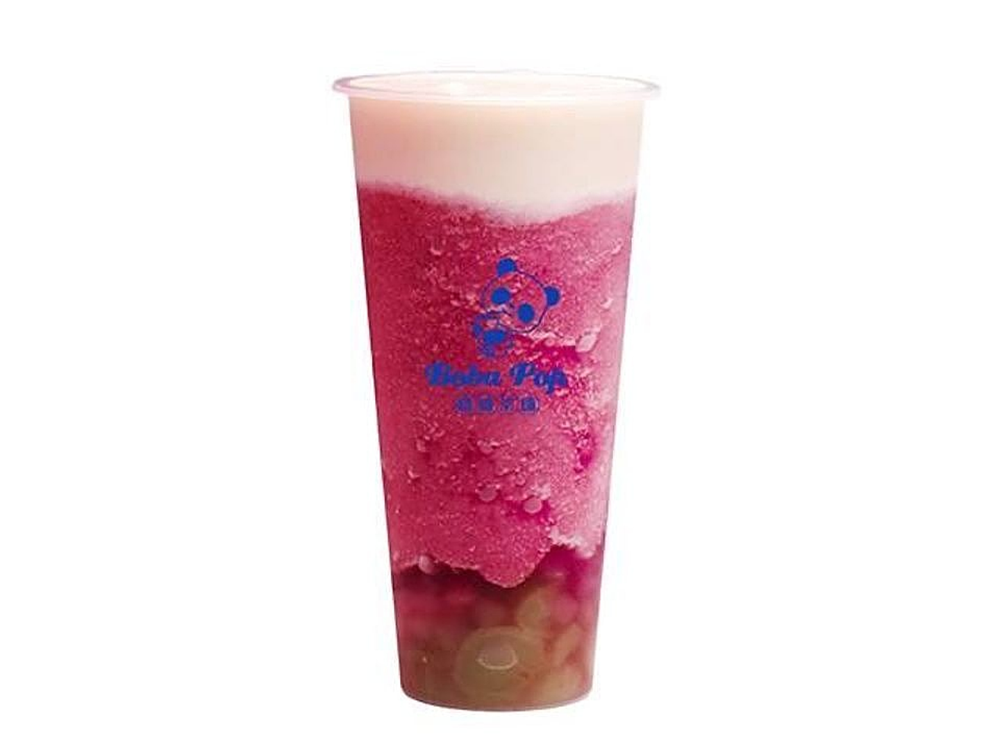 Grape Boba Smoothie W Cream Foam