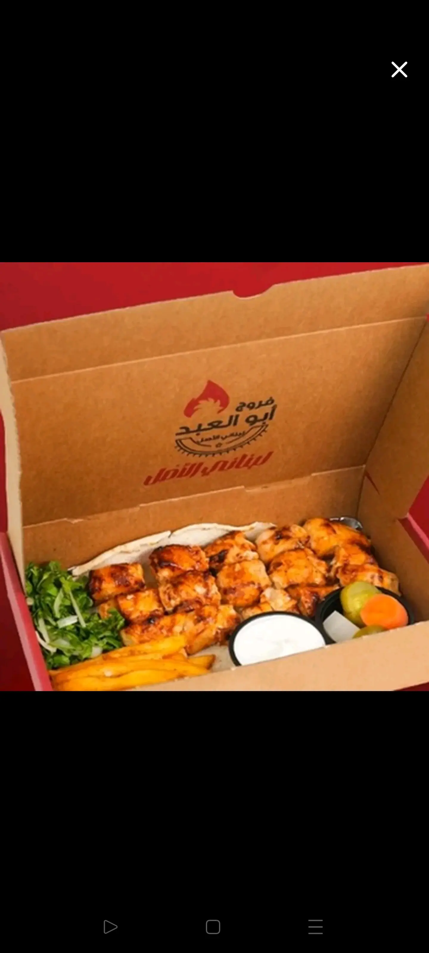 وجبة مشويات شيش طاووق