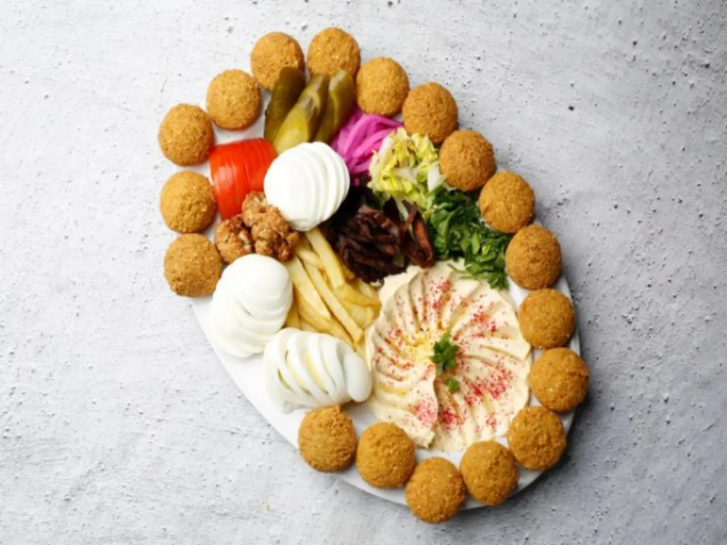 Large Mixed Falafel Plate