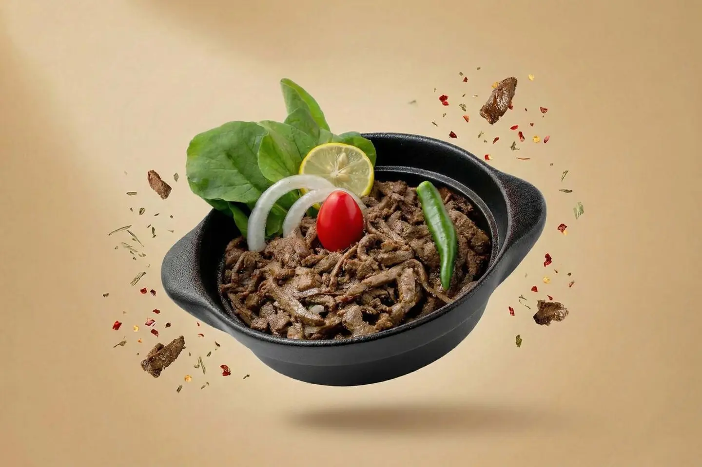 كبدة على الصاج