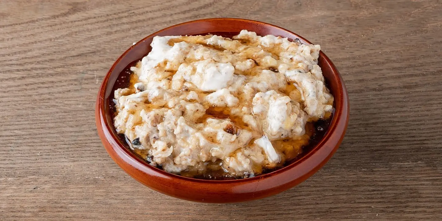 Cream Fattah With Date And Honey