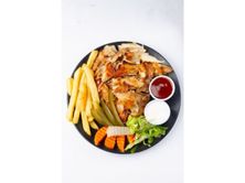 صحن شاورما دجاج صغير