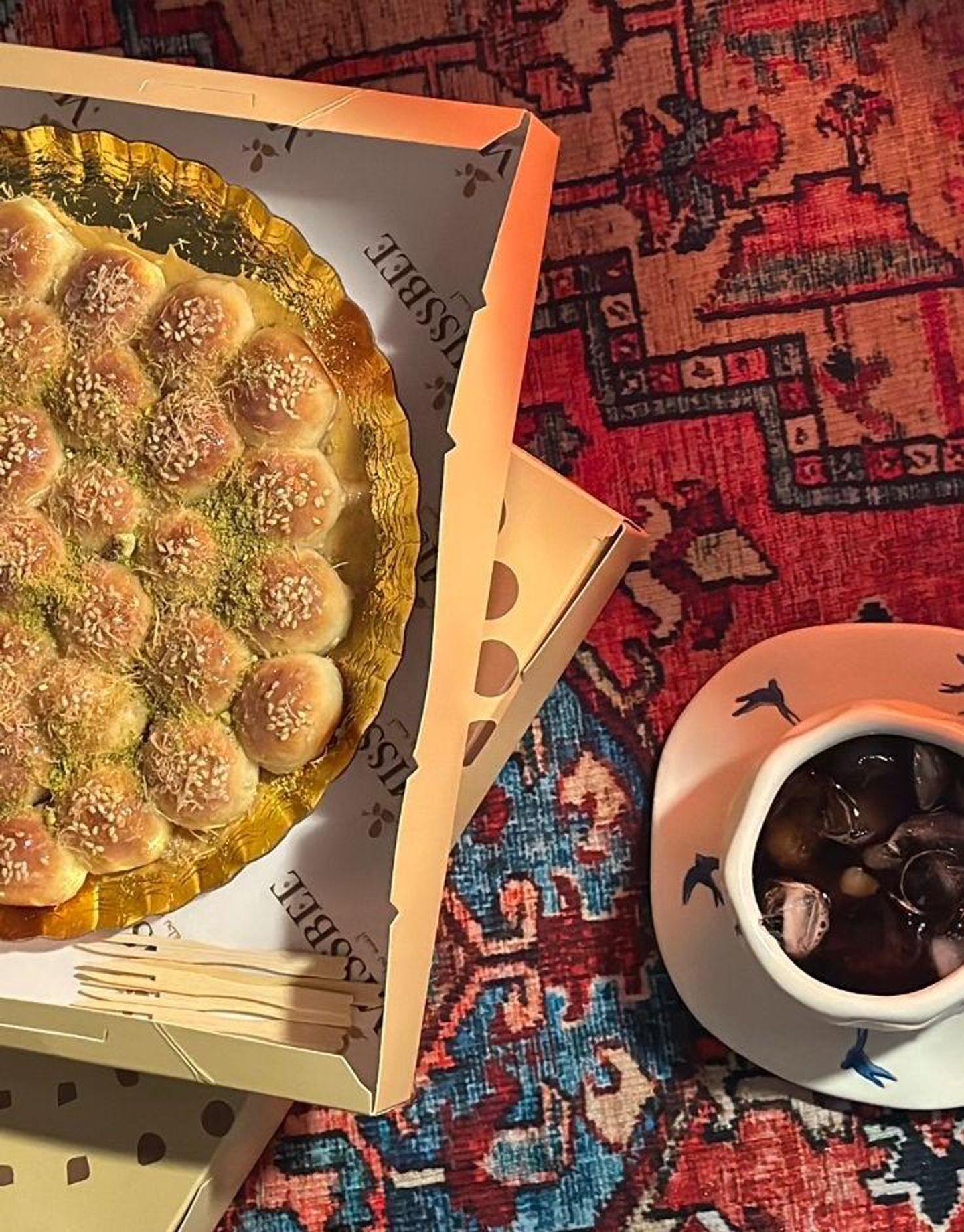 Khaliah Nahl With Kunafah And Pistachio