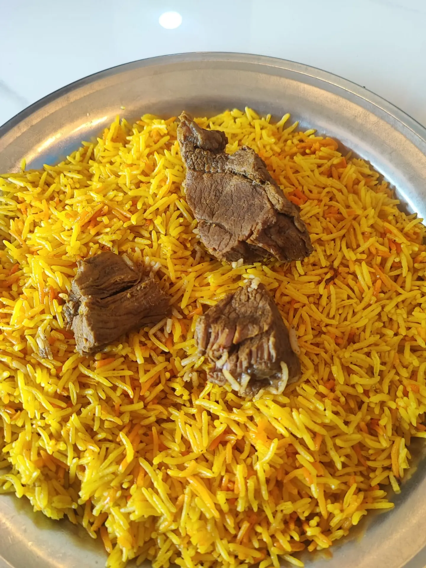 لحم مع أرز مندي صغير