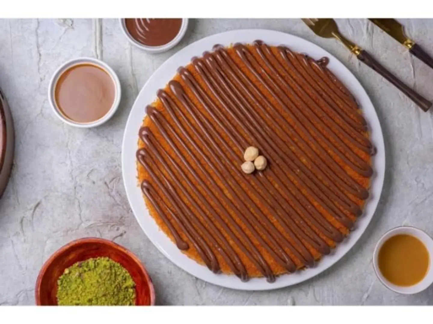 كنافة بالنوتيلا