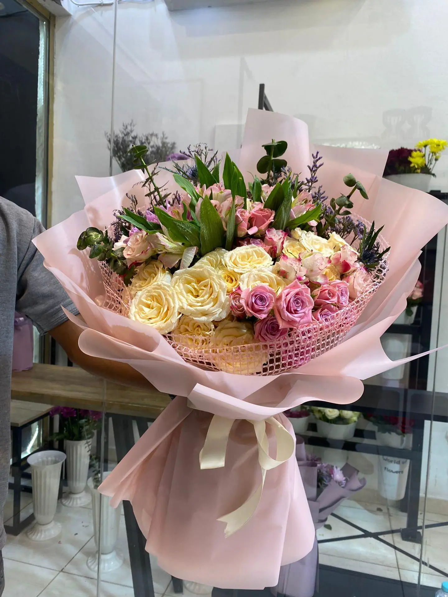 بوكيه ورد خزامى 43